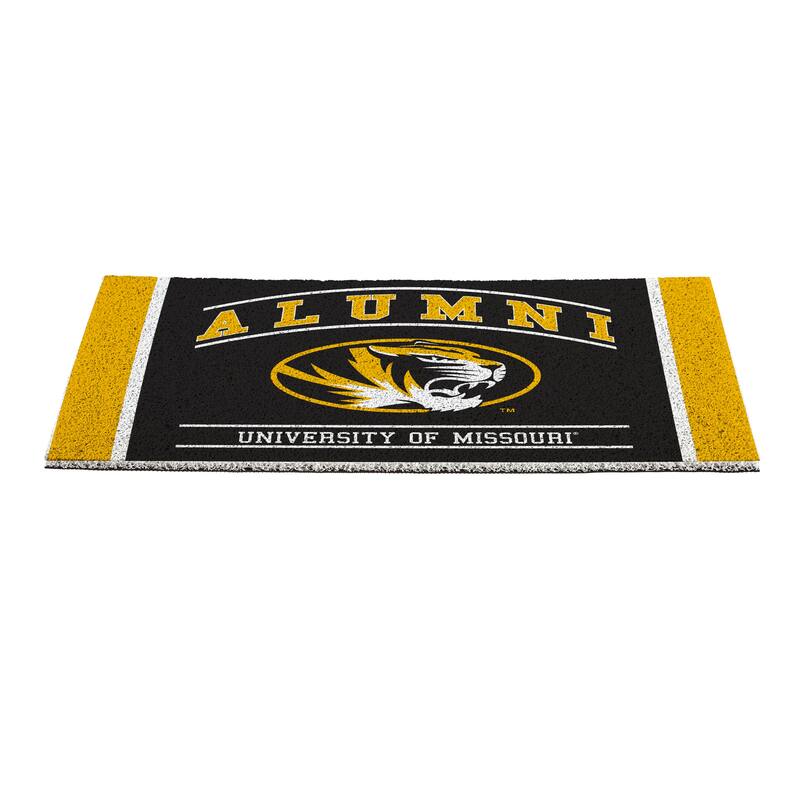 28 in. x 16 in. University of Missouri Alumni Full Color PVC Door Mat