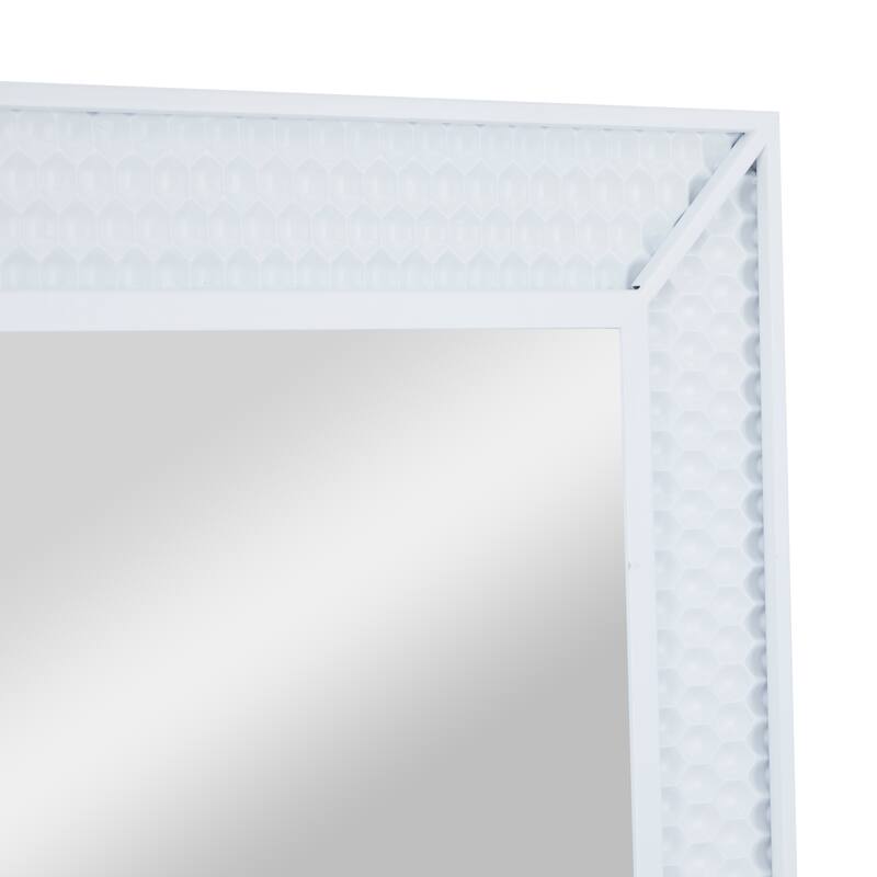 Wood Contemporary Console Table with Mirror (Set of 2) - S/2 31", 31"H