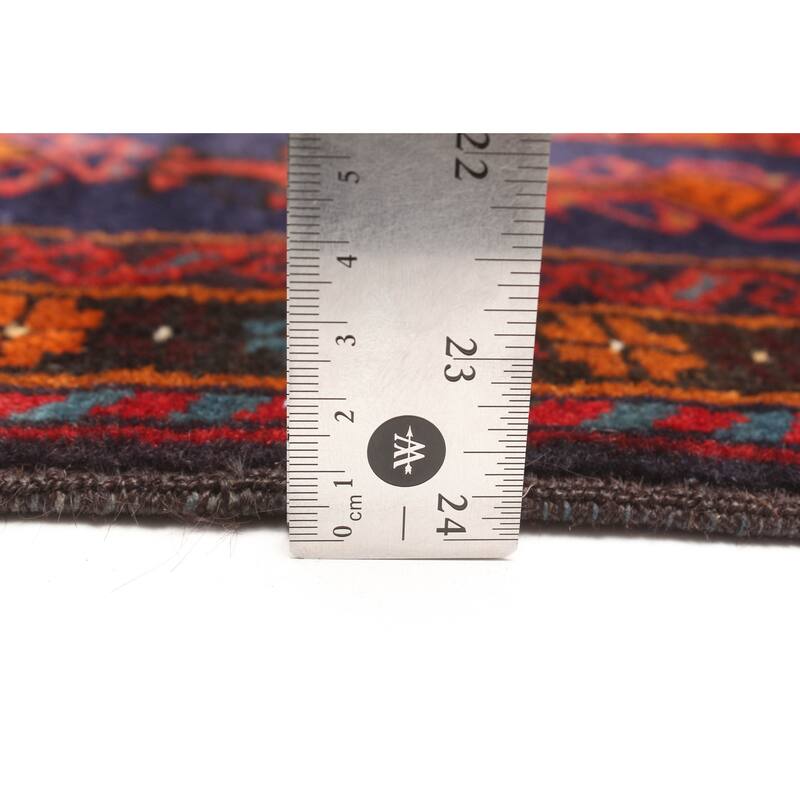 ECARPETGALLERY Hand-knotted Teimani Navy Wool Rug - 2'8 x 4'5