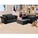 preview thumbnail 2 of 8, Costway Kids Sofa Armrest Chair Couch Lounge in Black