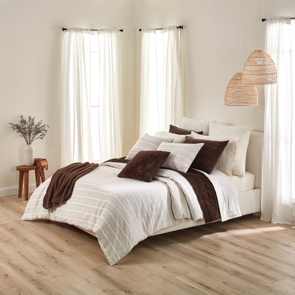 Splendid Quinn Duvet Set Brown