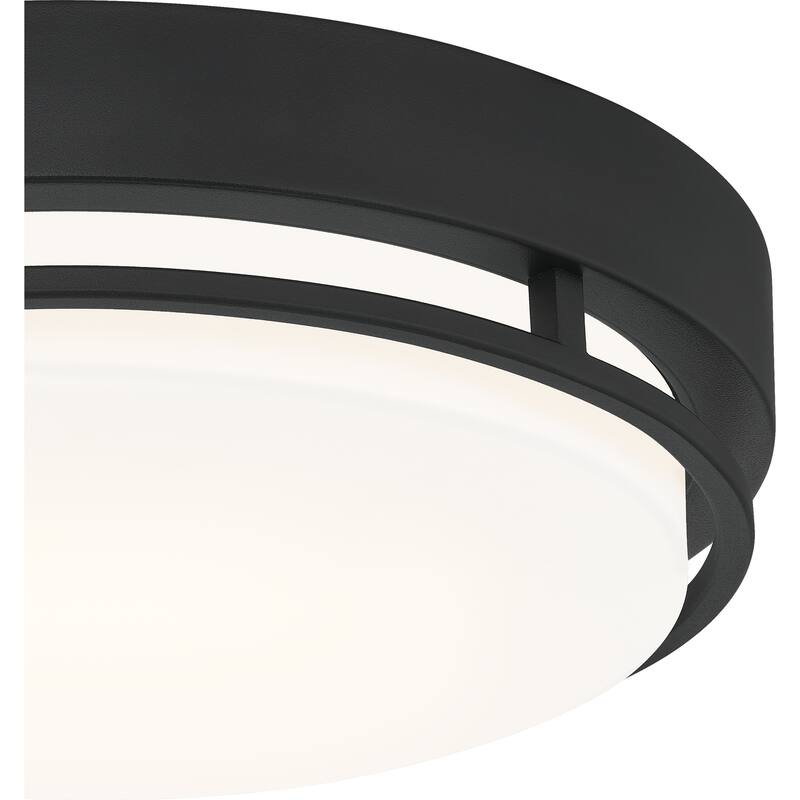 Hale Integrated LED Earth Black Flush Mount