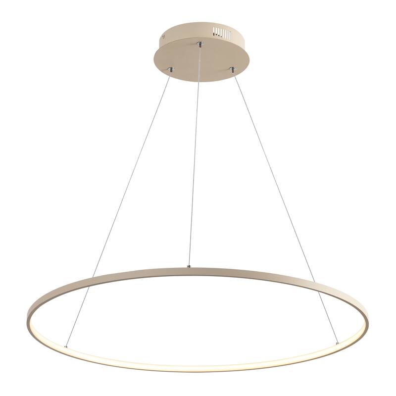 Kinsley Modern Bohemian Iron Integrated LED Pendant by JONATHAN Y
