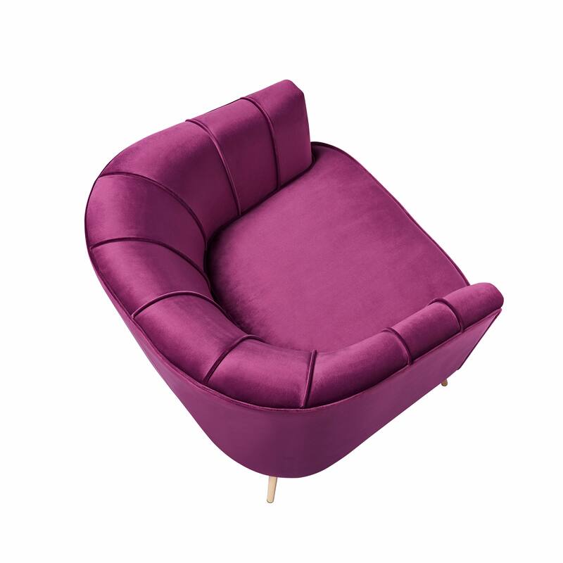 Delicia Contemporary Upholstered Accent Chair by Furniture of America