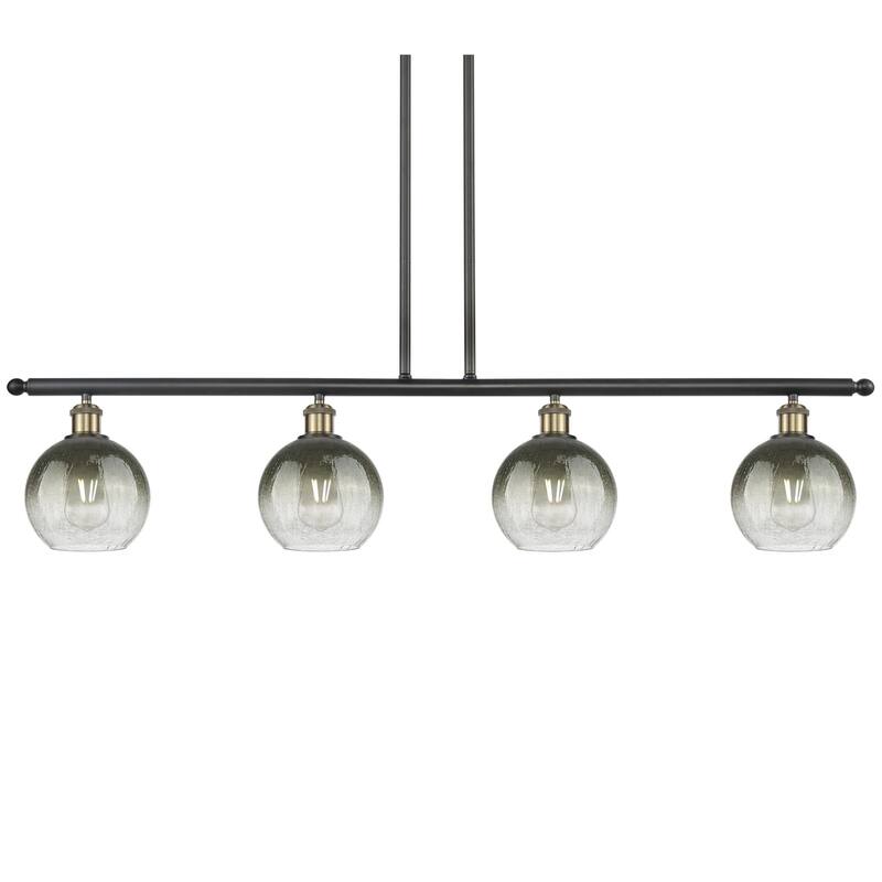 Innovations Lighting 516-4I-11-48 Brookhaven Globe Linear Brookhaven - Black Antique Brass / Slate