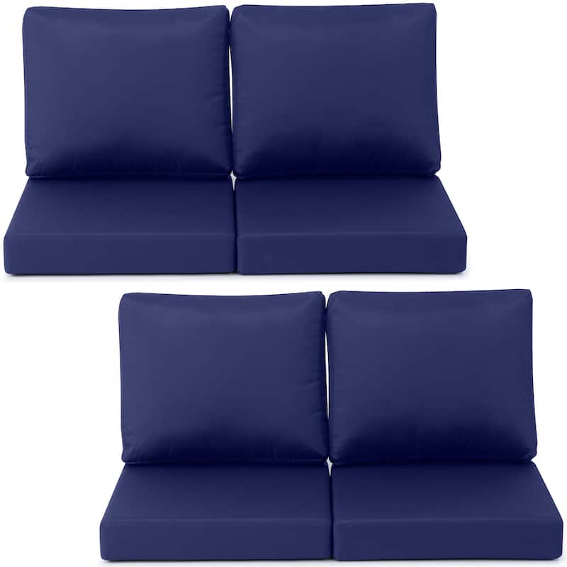 24" x 24" Outdoor Deep Seat Chair Cushion Set