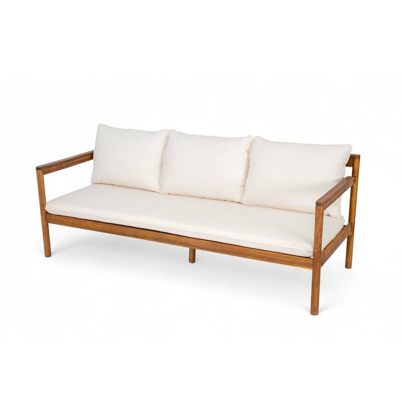 Christopher Knight Home- Elk Acacia Wood Outdoor Chat Set