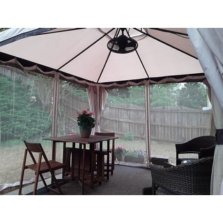 Skyline Fabric Gazebo By Christopher Knight Home On Skyline Fabric Gazebo By Christopher Knight Home On Free Shipping Today 8883593