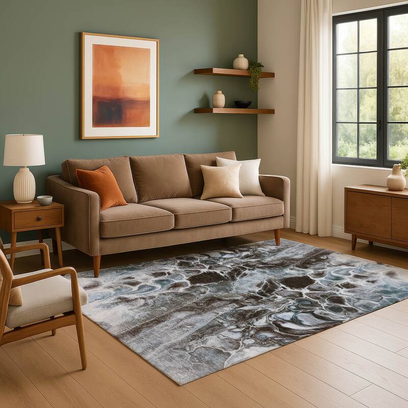 Premium Washable Super Soft Modern Abstract Mayfield Rug