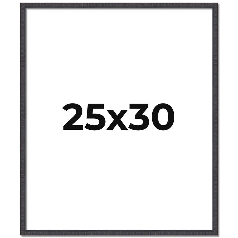 25x30 Frame Brown Solid Wood Picture Frame - Complete Modern Photo