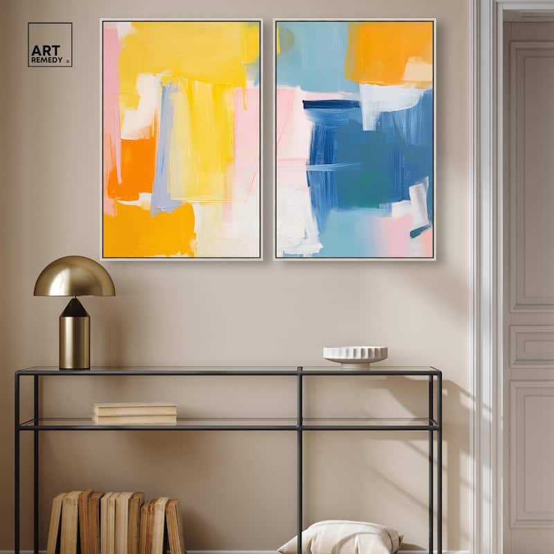 Skyward Radiance I Canvas Set of 2 by Art Remedy