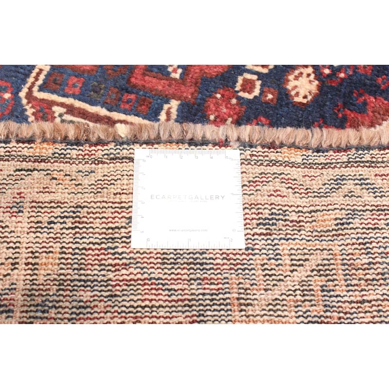 ECARPETGALLERY Hand-knotted Melis Vintage Red Wool Rug - 4'9 x 6'0