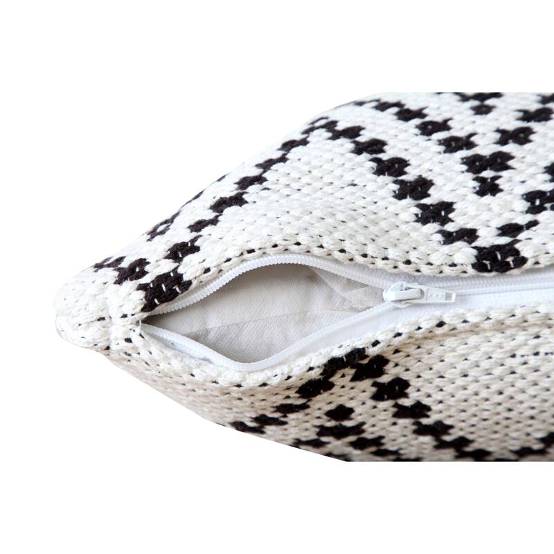 Sevita Modern Woven Chevron Throw Pillow