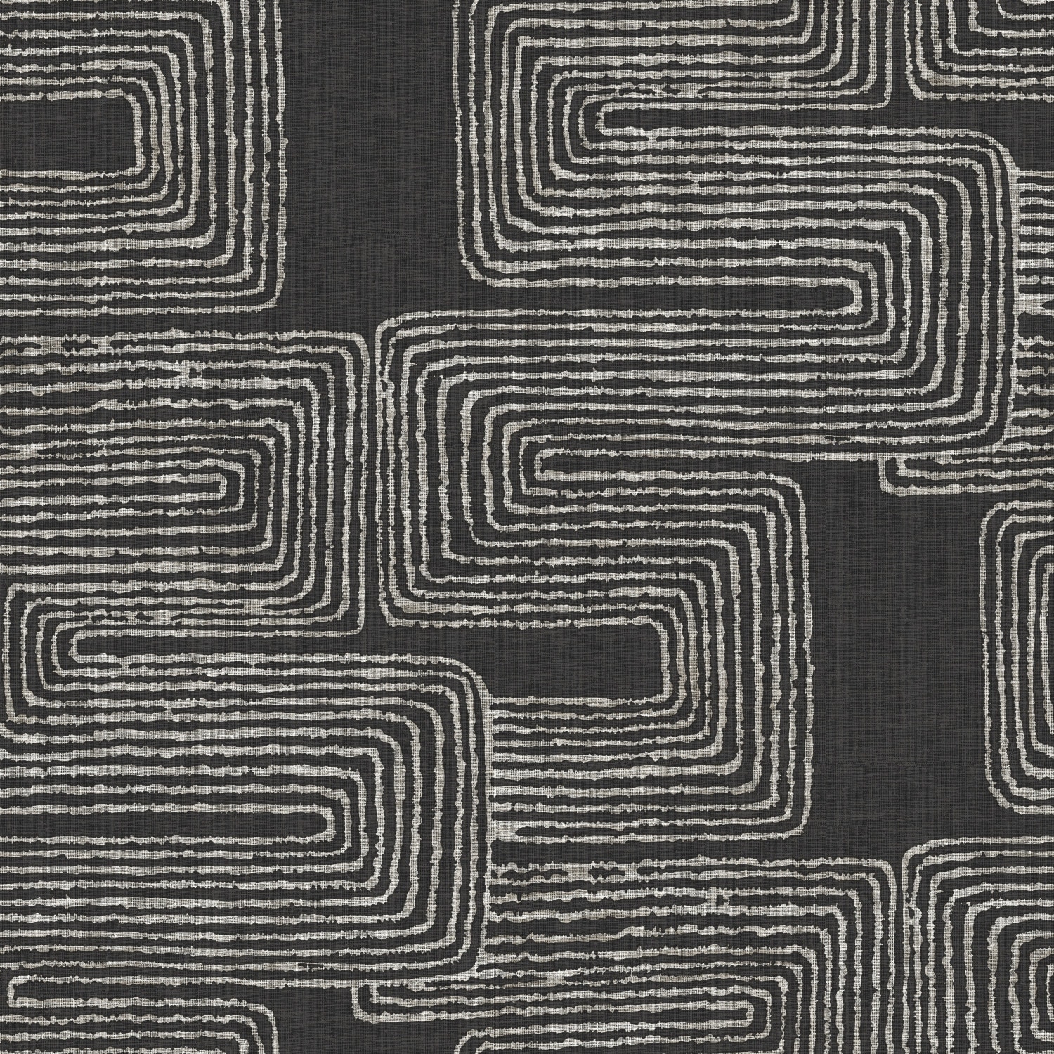 Nikki Chu Black & White Zulu Signature Peel and Stick Wallpaper