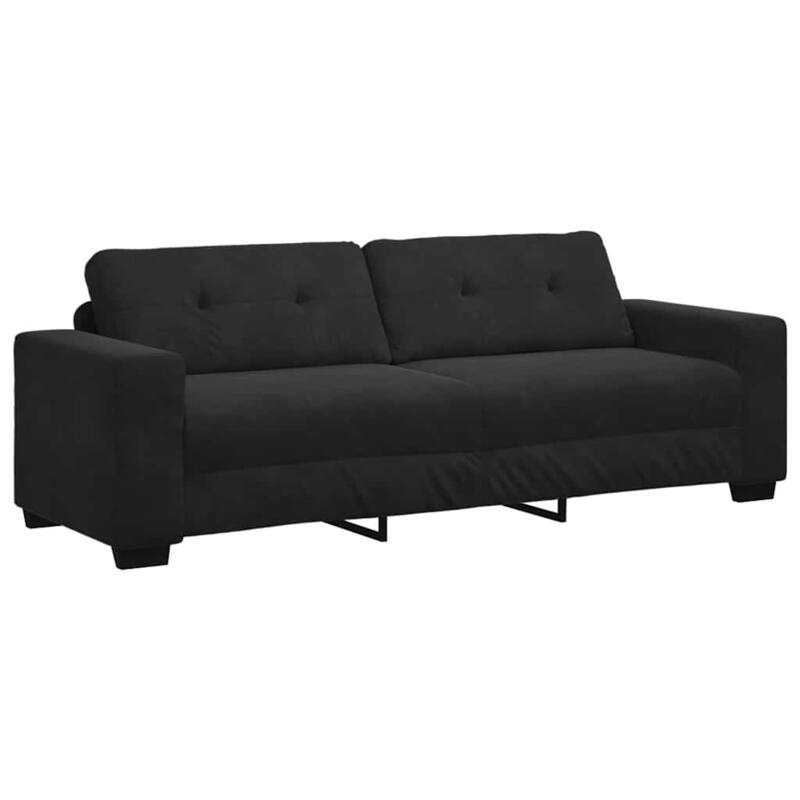 vidaXL 3-Seater Sofa 180 cm Velvet - 221 x 78 x 80