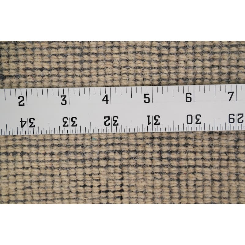 Hand Knotted Oriental 100% Wool Carpet Modern Solid Beige & Ivories Gabbeh Area Rug - 6' 0'' X 3' 10''