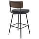 preview thumbnail 131 of 136, 26"/29" Faux Leather Swivel Counter/Bar Stools Set of 2/3