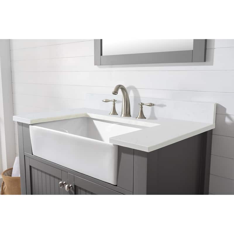 Burbank 36" Single Vanity in Grey