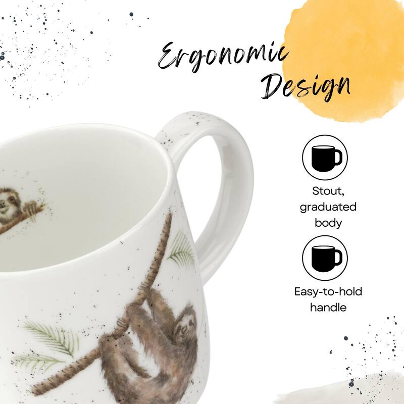 Royal Worcester Wrendale Designs Mug Wildlife Animals