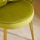 preview thumbnail 34 of 40, Scalloped Petal Velvet Accent Chair with Pillows