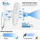 preview thumbnail 6 of 5, Deluxe Household Wall Mount Fans 16 Inch Adjustable Tilt,90 Degree