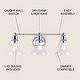 preview thumbnail 51 of 83, Modernist Vintage Metal/Glass Industrial Rustic LED Vanity, by JONATHAN Y