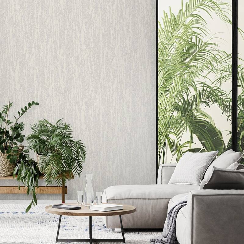 Urban Chic Metallic Accent Modern Abstract Wallpaper