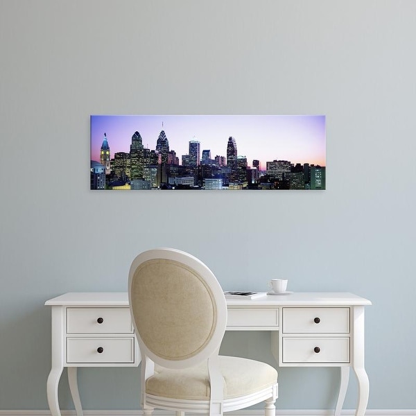Easy Art Prints Panoramic Images's 'Philadelphia, Pennsylvania, USA' Premium Canvas Art