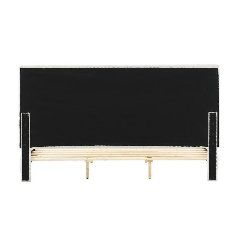 Corvus Somme Tufted Upholstered Platform Bed