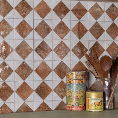 Merola Tile Kings Arles Brown 13" x 13" Ceramic Floor and Wall Tile