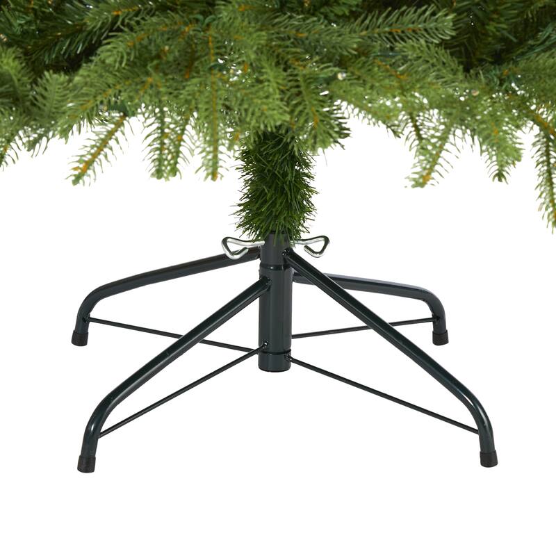 Pre-Lit Vancouver Fir Artificial Christmas Tree - 6.5' - Clear LED Lights - 6 Foot