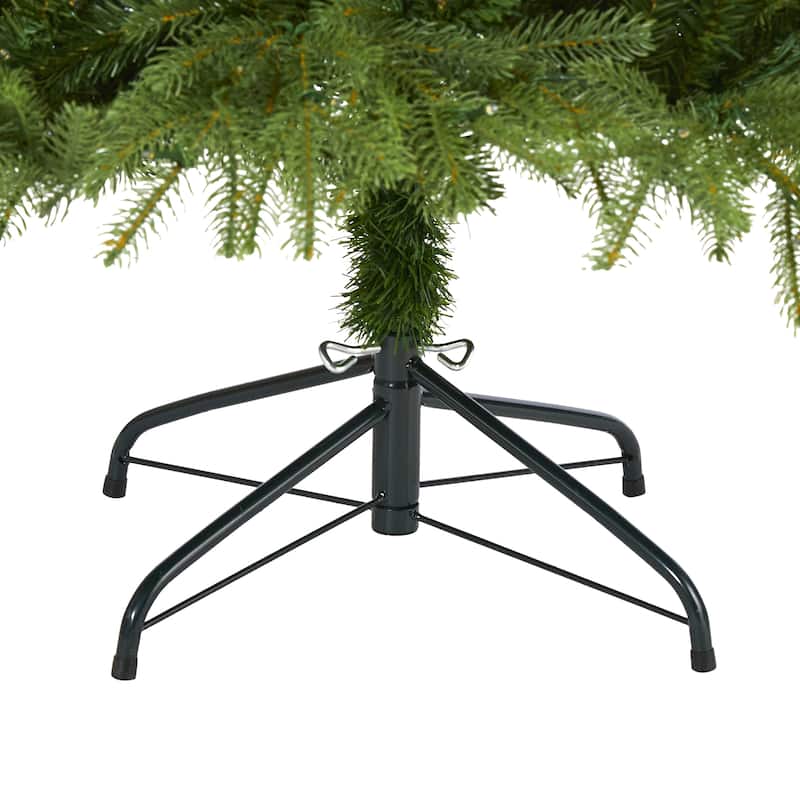 6.5ft. Fir Look Artificial Christmas Tree with 400 Clear LED Lights and 2158 Branches - Full Holiday X-Mas Display