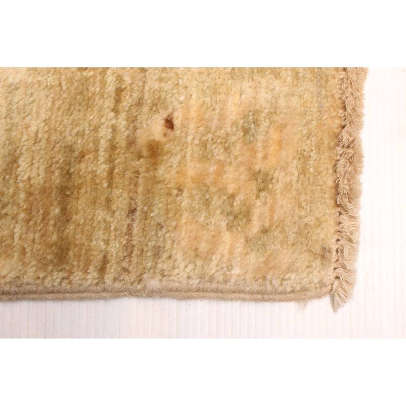 ECARPETGALLERY Hand-knotted Peshawar Ziegler Olive Wool Rug - 6'5 x 8'0