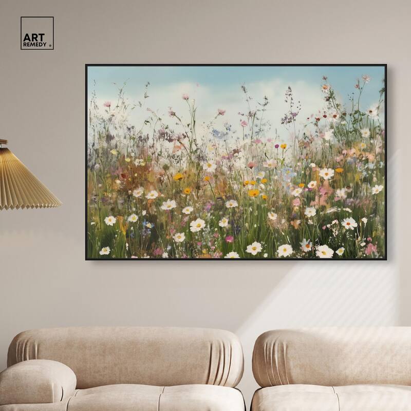 Glimmering Glade Garden III Canvas by Art Remedy