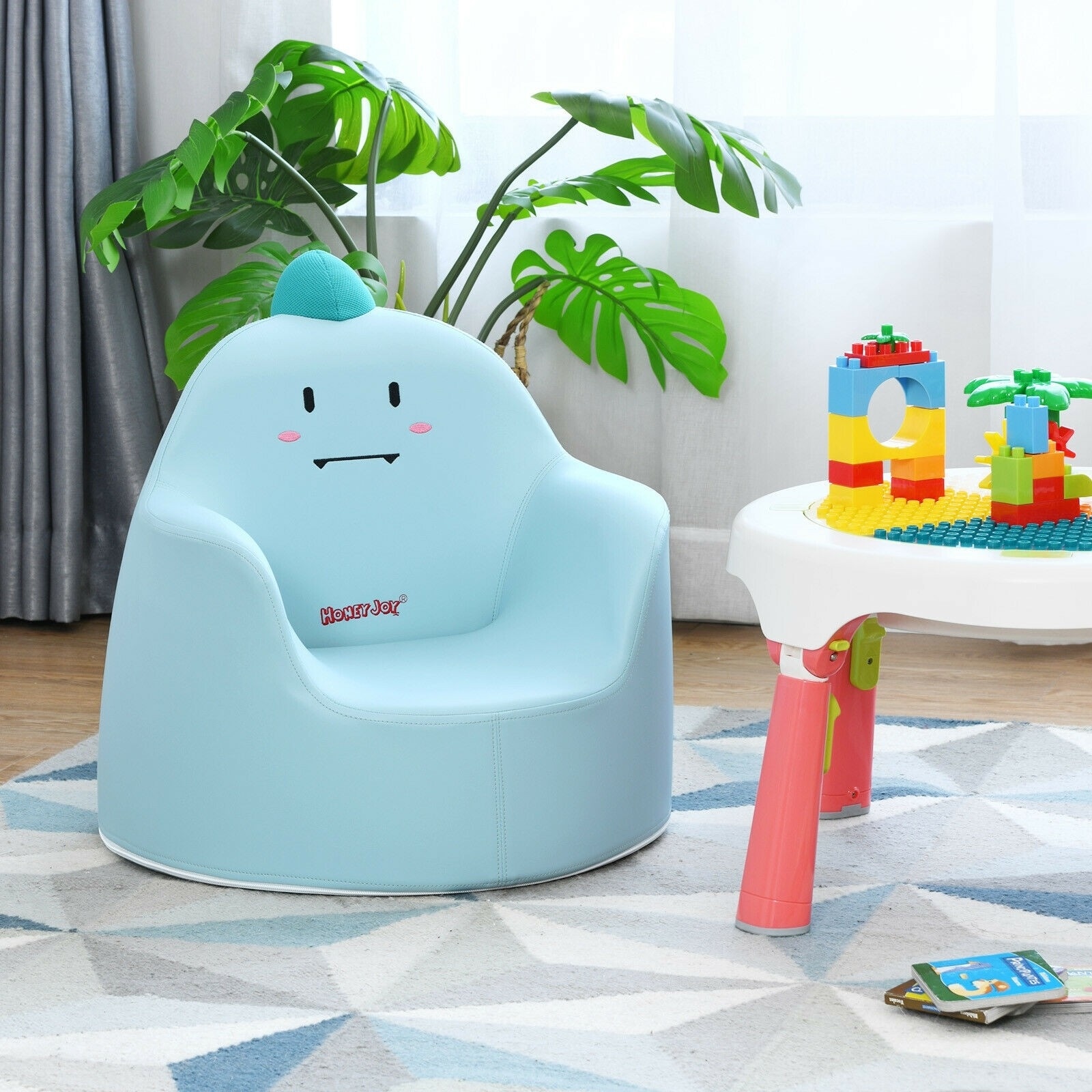 Kids Cartoon Sofa Seat Toddler Children Armchair Couch 18