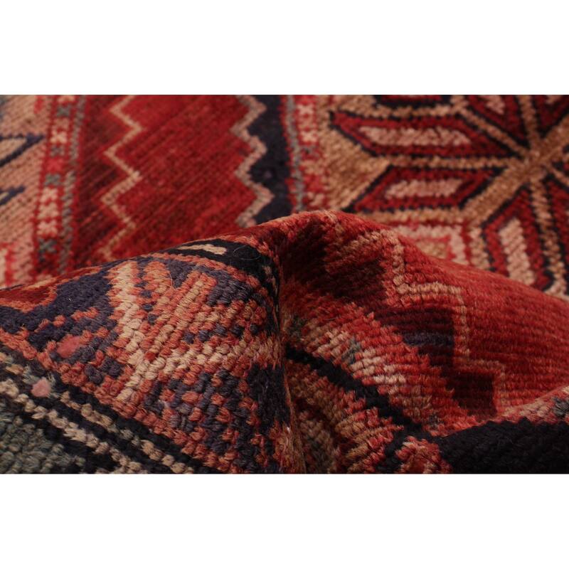 ECARPETGALLERY Hand-knotted Andelz Red Wool Rug - 3'3 x 10'8