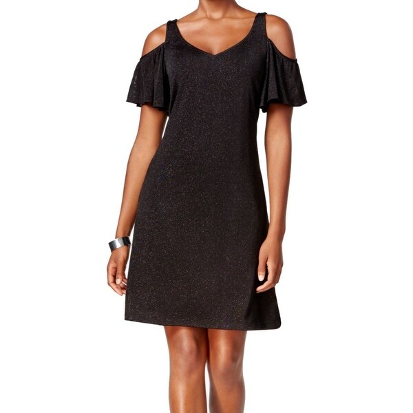 msk black and gold dress