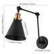 preview thumbnail 54 of 64, Rover 7" Adjustable Arm Metal LED Wall Sconce by JONATHAN Y