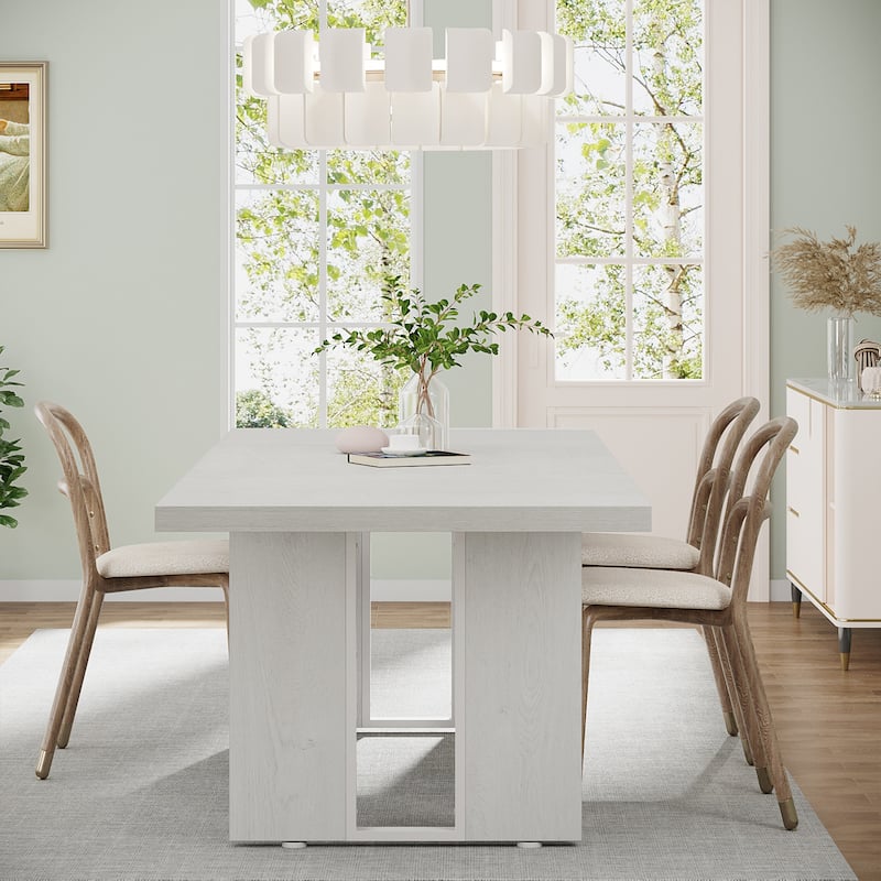 71 Inches Rectangular Wood Dining Room Table