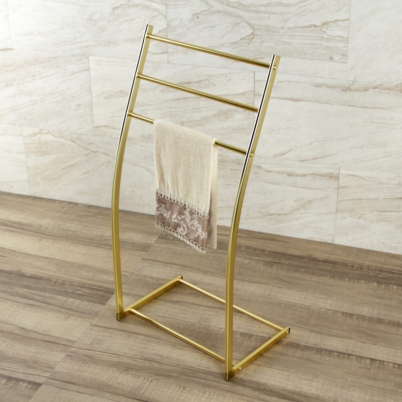 Edenscape Freestanding 3-Bar Towel Rack