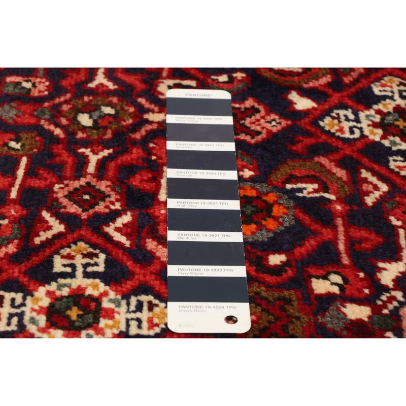 ECARPETGALLERY Hand-knotted Andelz Navy Wool Rug - 3'5 x 10'2