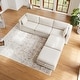 preview thumbnail 67 of 179, Mia Oversized Modular Sectional Fabric Sofa