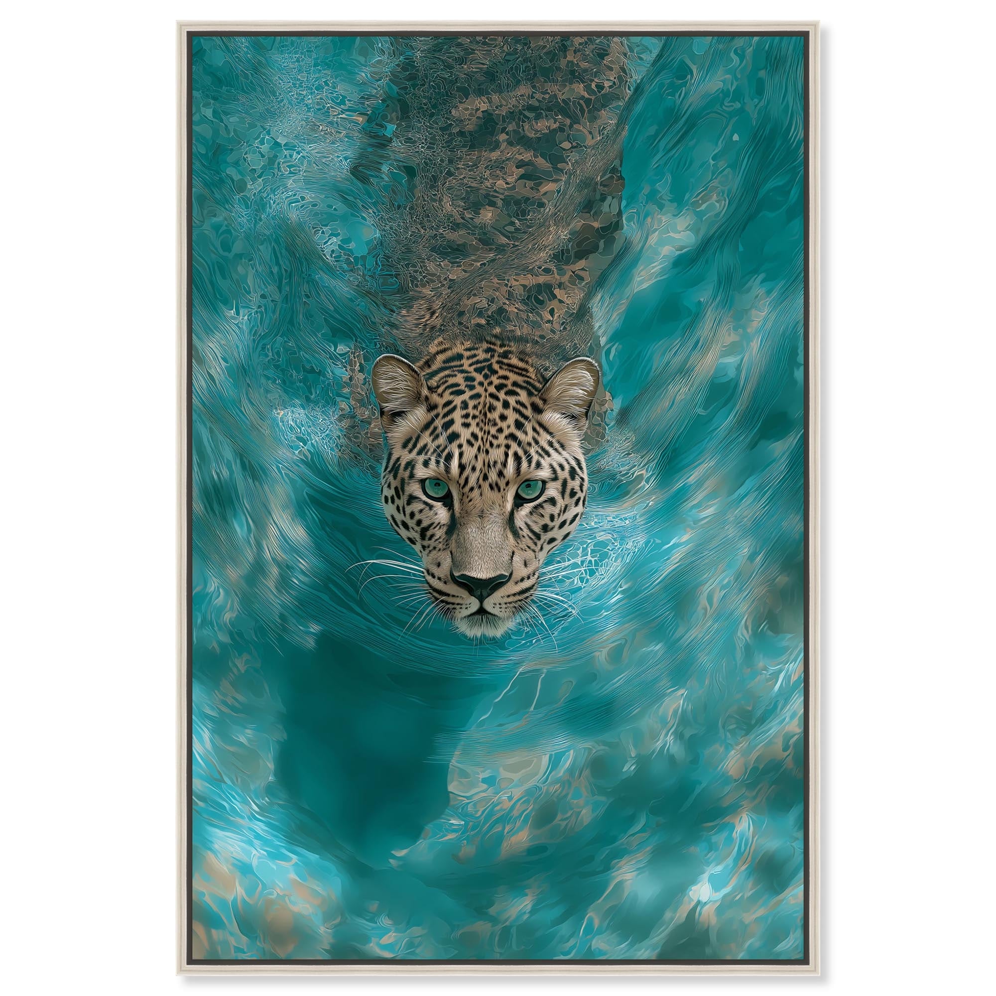Water Ghost Animal Photography Canvas Print by Art Remedy