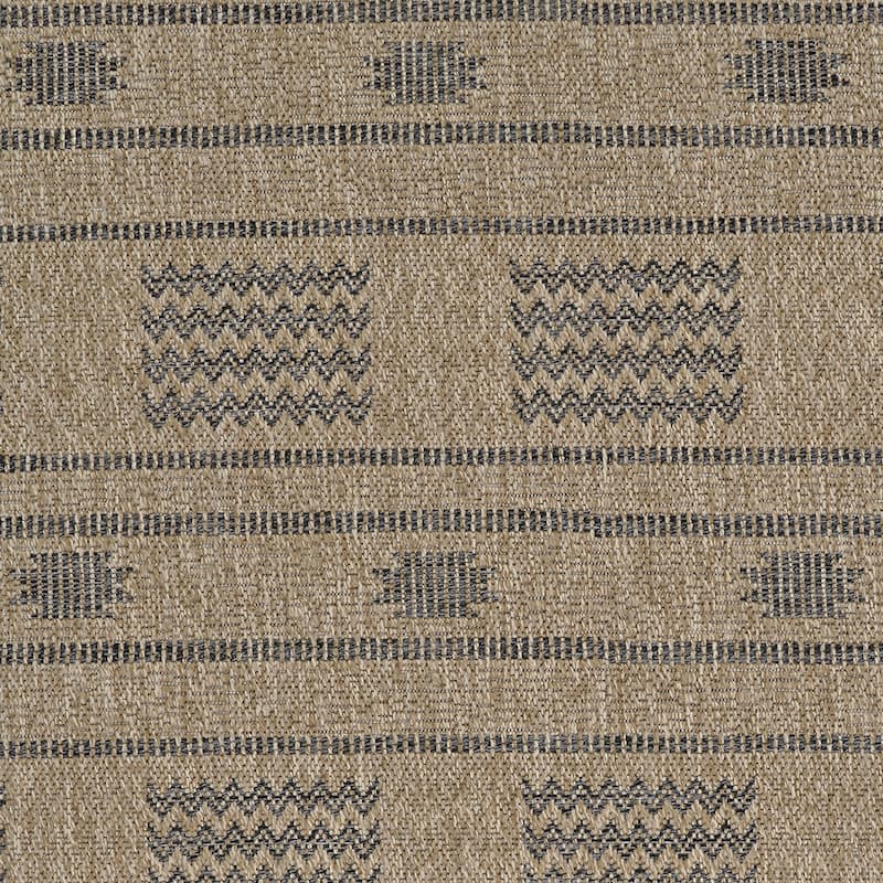 Dream Decor Rugs Triballe Eastwick Brown Indoor Outdoor Area Rug