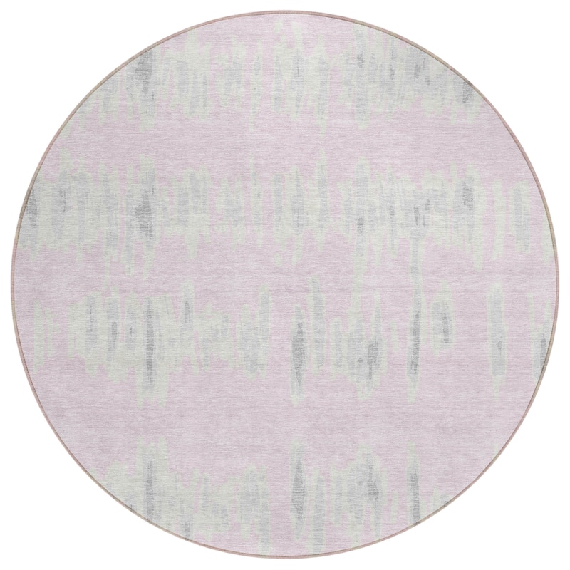 Machine Washable Indoor/ Outdoor Chantille Abstract Contemporary Rug