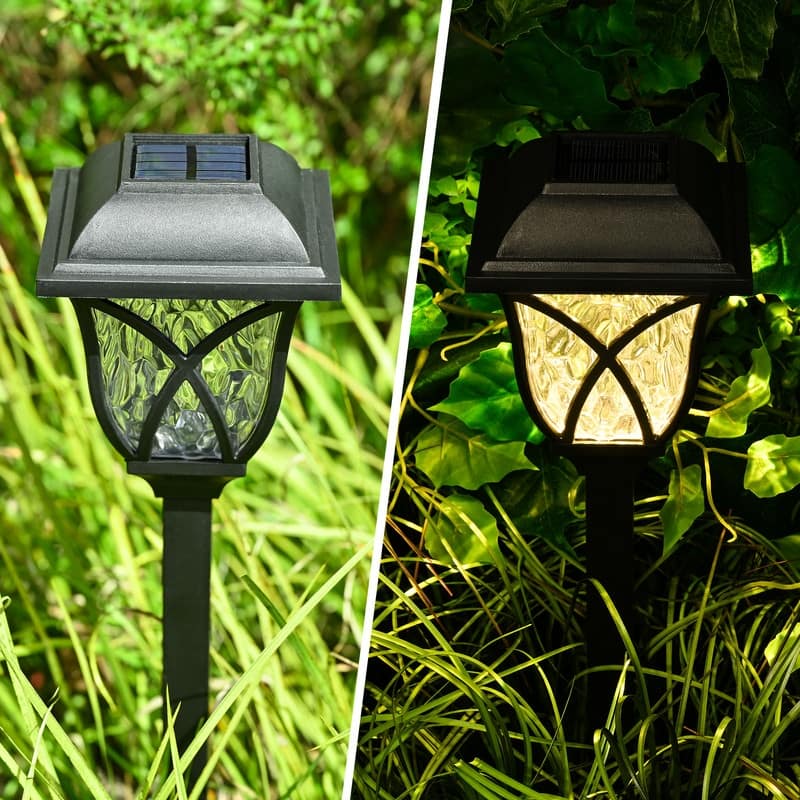 Solar Pathway Lights Outdoor LED Solar Landscape Lights (Set of 6)
