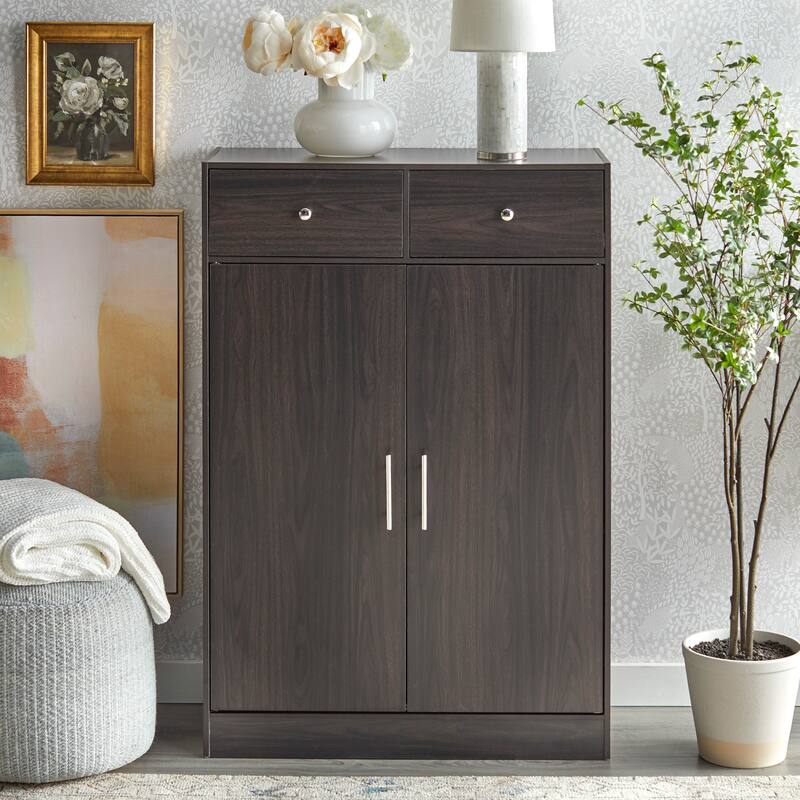 Simple Living Rence Shoe Cabinet - Espresso