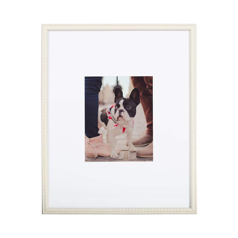 Kate and Laurel Adlynn Beaded Photo Frame Set