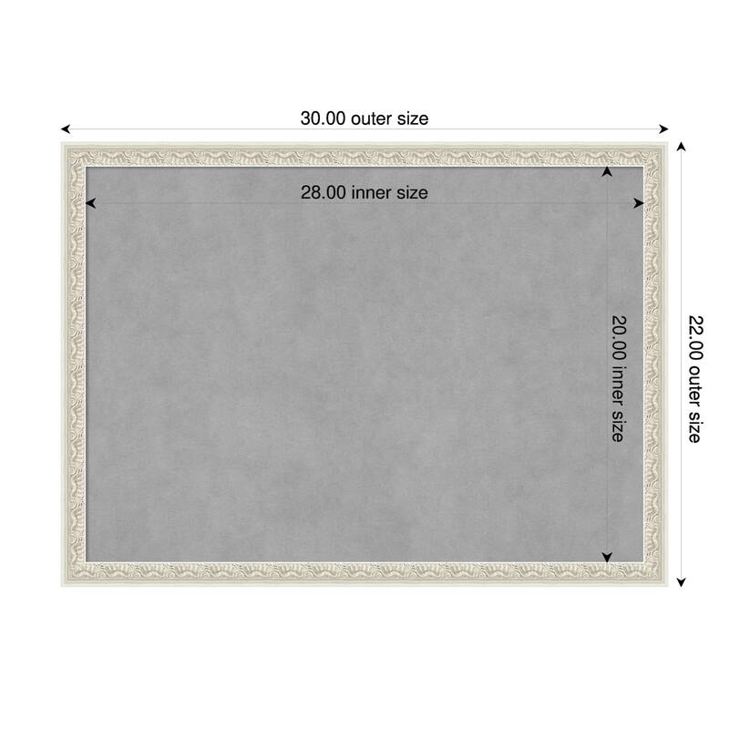 Amanti Art Bethany Black Framed - 30 x 22 in - Bethany Silver