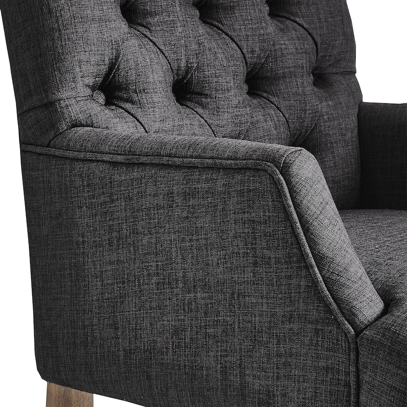 Benchwright Premium Tufted Dining Arm Chair by iNSPIRE Q Artisan